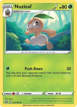Nuzleaf 12/196 - Lost Origin - Poke-Collect