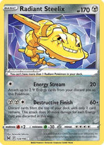 Radiant Steelix 124/196 - Lost Origin Holofoil - Poke-Collect