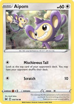 Aipom 144/196 - Lost Origin Reverse Holofoil - Poke-Collect