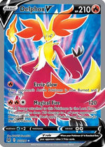 Delphox V 173/196 - Lost Origin Holofoil - Poke-Collect