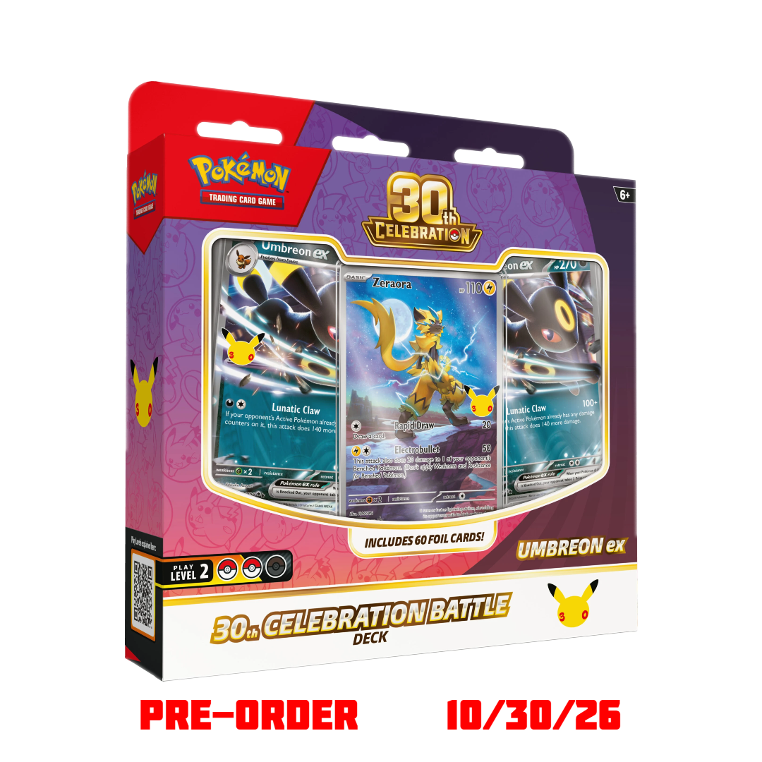 pokemon tcg 30 card deck Pokemon Trading Card Game: 30th Celebration Battle Deck (Styles May Vary)