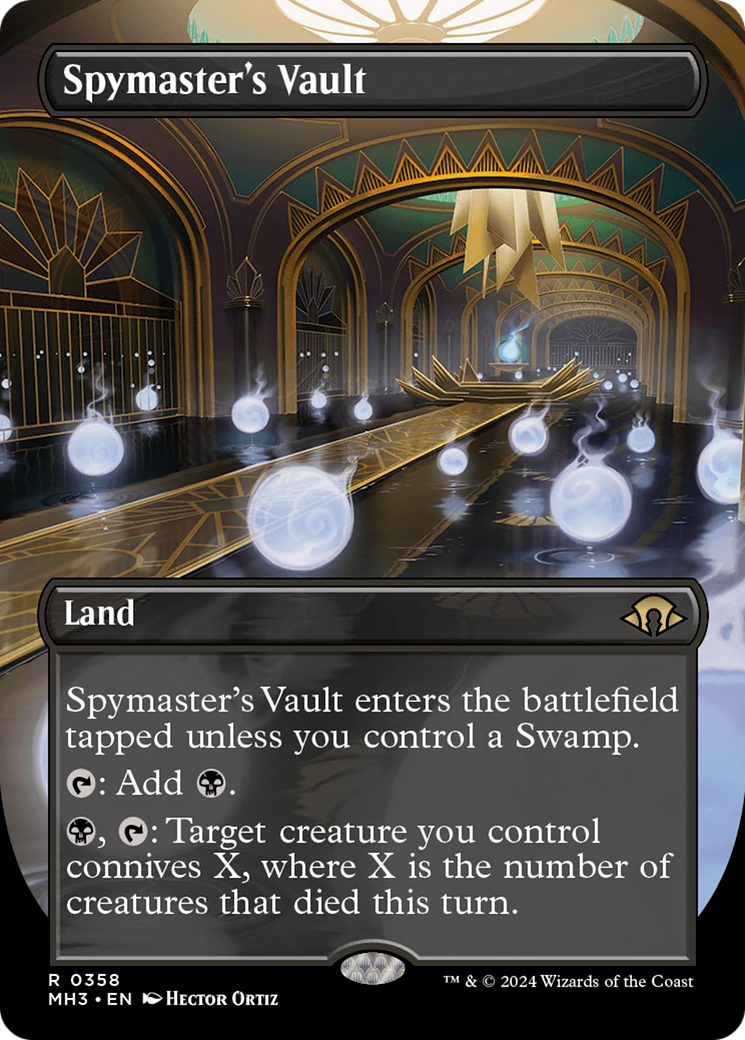 Spymaster's Vault (Borderless) (MH3-358) - Modern Horizons 3 (Borderless) Foil
