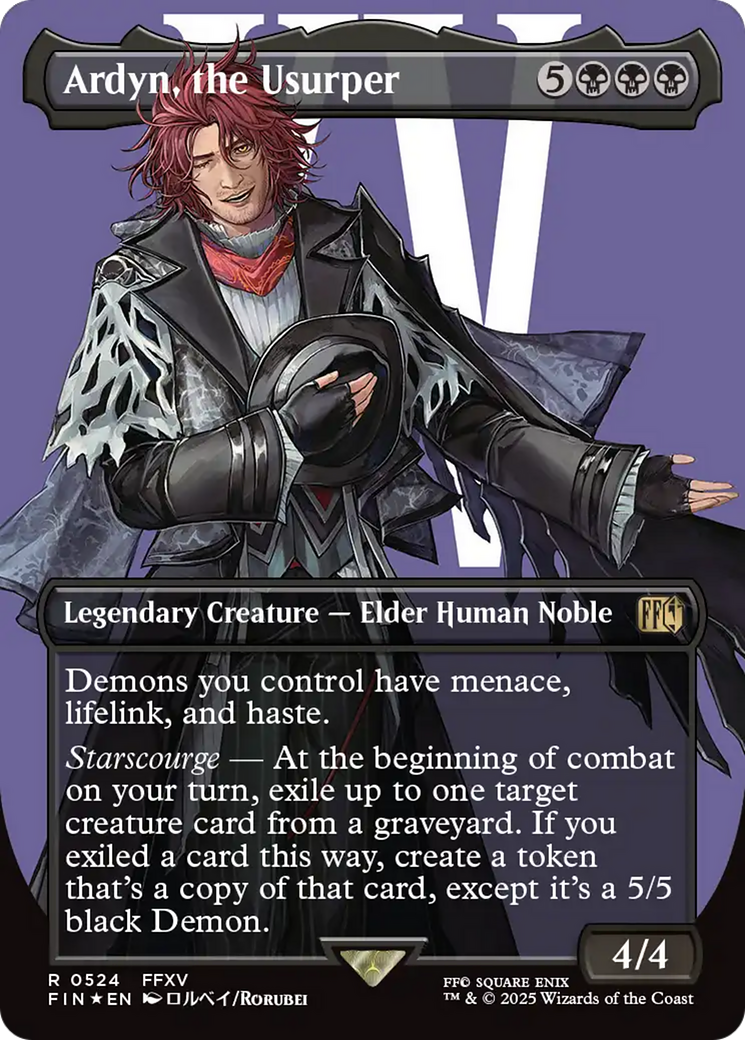 Ardyn, the Usurper (FIN-524) - FINAL FANTASY (Borderless) Foil - Poke-Collect