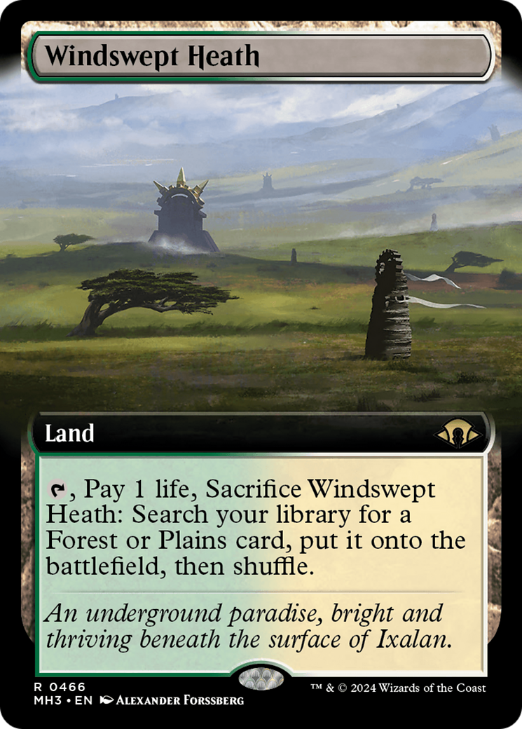 Windswept Heath (Extended Art) (MH3-466) - Modern Horizons 3: (Extended Art) Foil