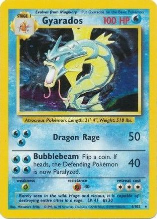 Gyarados 6/102 - Base Holofoil - Poke-Collect