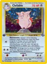 Clefable 1/64 - Jungle 1st Edition Holofoil - Poke-Collect