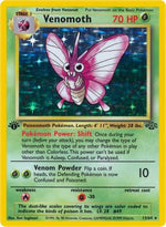Venomoth 13/64 - Jungle 1st Edition Holofoil - Poke-Collect
