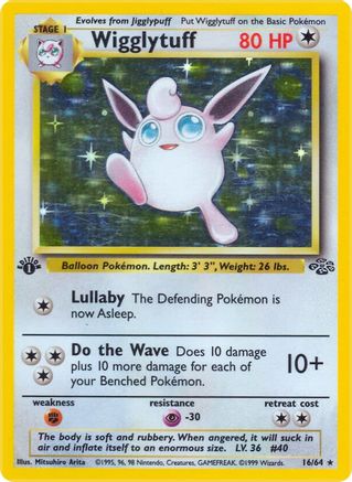Wigglytuff 16/64 - Jungle Unlimited Holofoil - Poke-Collect