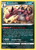 Krookodile 113/195 - Silver Tempest Reverse Holofoil - Poke-Collect