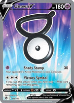 Unown V 176/195 - Silver Tempest Holofoil - Poke-Collect