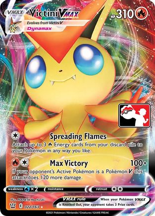 Victini VMAX 22 - Prize Pack Series Cards Holofoil - Poke-Collect