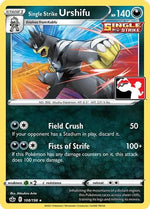 Single Strike Urshifu 108 - Prize Pack Series Cards - Poke-Collect