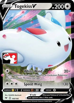 Togekiss V 140 - Prize Pack Series Cards Holofoil - Poke-Collect