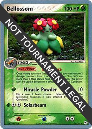 pokemon card bellossom Bellossom Undaunted EX, 1/90 Pokemon Card