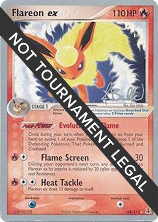 Flareon ex - 2006 (Jimmy Ballard) 108 - World Championship Decks - Poke-Collect