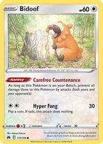 Bidoof 111/159 - Crown Zenith Reverse Holofoil - Poke-Collect