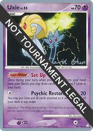 Uxie - 2009 (David Cohen) 43 - World Championship Decks - Poke-Collect