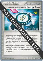 Team Galactic's Invention G-101 Energy Gain - 2010 (Yuta Komatsuda) 116 - World Championship Decks - Poke-Collect