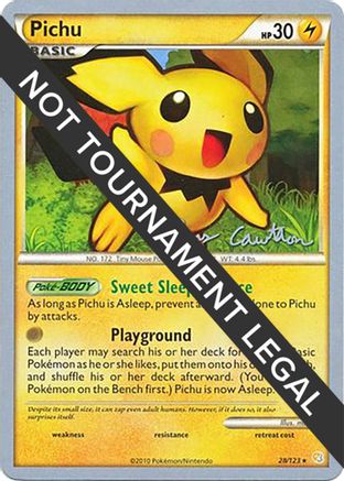 Pichu - 2011 (Ross Cawthon) 28 - World Championship Decks - Poke-Collect