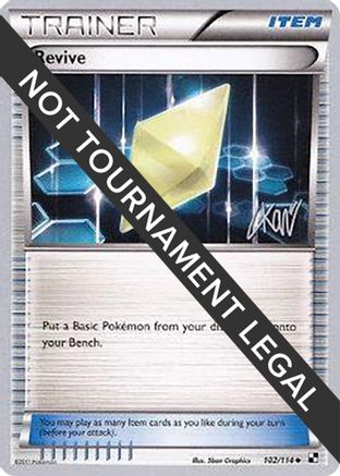 Revive - 2011 (Christopher Kan) 102 - World Championship Decks - Poke-Collect