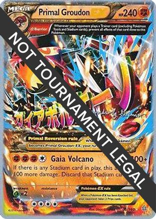 Primal Groudon EX - 2015 (Alejandro Ng-Guzman) 86 - World Championship Decks - Poke-Collect