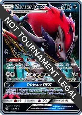 Zoroark GX - 2018 (Robin Schulz) 53 - World Championship Decks - Poke-Collect