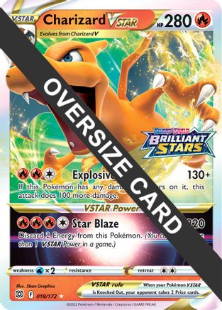 Charizard VSTAR 18 - Jumbo Cards Holofoil - Poke-Collect