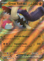 Great Tusk ex - 123/198 123 - SV01 Scarlet & Violet Base Set Holofoil - Poke-Collect