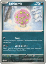 Spiritomb 129 - SV01 Scarlet & Violet Base Set Reverse Holofoil - Poke-Collect