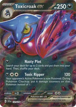 Toxicroak ex - 131/198 131 - SV01 Scarlet & Violet Base Set Holofoil - Poke-Collect
