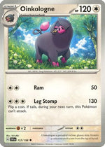 Oinkologne 157 - SV01 Scarlet & Violet Base Set Reverse Holofoil - Poke-Collect