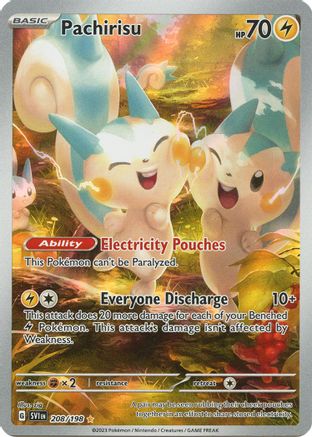 Pachirisu - 208/198 208 - SV01 Scarlet & Violet Base Set Holofoil - Poke-Collect