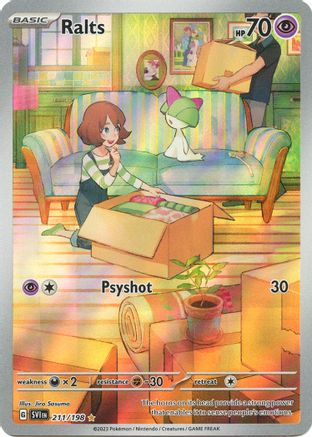 what pokemon set has 198 cards Ralts - 211/198 211