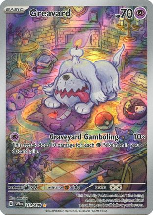 Greavard - 214/198 214 - SV01 Scarlet & Violet Base Set Holofoil - Poke-Collect