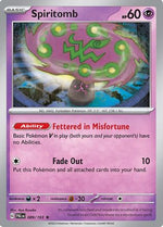 Spiritomb 89 - SV02 Paldea Evolved Reverse Holofoil - Poke-Collect