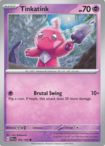 Tinkatink 102 - SV02 Paldea Evolved - Poke-Collect