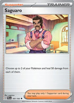Saguaro 187 - SV02 Paldea Evolved Reverse Holofoil - Poke-Collect