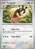 Farigiraf 155 - SV02 Paldea Evolved Reverse Holofoil - Poke-Collect