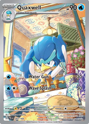 Quaxwell 207 - SV02 Paldea Evolved Holofoil - Poke-Collect