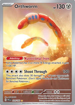 Orthworm 224 - SV02 Paldea Evolved Holofoil - Poke-Collect
