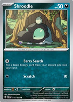 Shroodle 144 - SV02 Paldea Evolved Reverse Holofoil - Poke-Collect