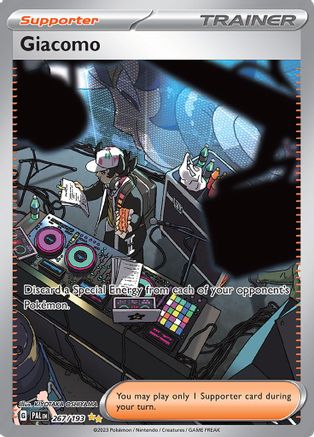 Giacomo 267 - SV02 Paldea Evolved Holofoil - Poke-Collect