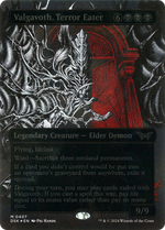 Valgavoth, Terror Eater (DSK-407) - Duskmourn: House of Horror: (Showcase) (Borderless) Foil - Poke-Collect