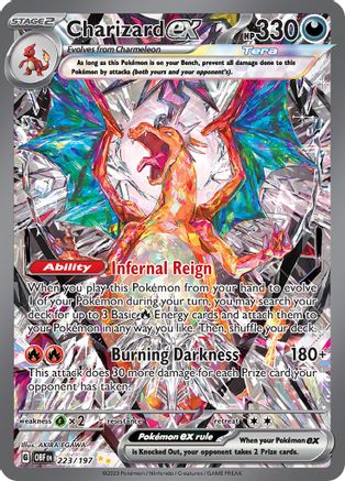Charizard ex - 223/197 223 - SV03 Obsidian Flames Holofoil - Poke-Collect