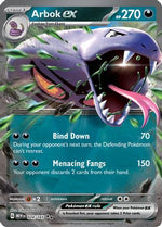 Arbok ex - 024/165 24 - SV Scarlet and Violet 151 Holofoil - Poke-Collect