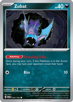 Zubat 41 - SV Scarlet and Violet 151 Reverse Holofoil - Poke-Collect