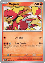 Magmar 126 - SV Scarlet and Violet 151 - Poke-Collect