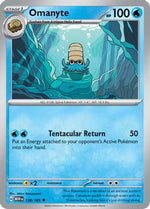 Omanyte - 138/165 138 - SV Scarlet and Violet 151 Reverse Holofoil - Poke-Collect