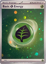 Basic Grass Energy (Cosmos Holo) 1 - SV01 Scarlet & Violet Base Set Holofoil - Poke-Collect