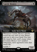 Caustic Bronco (OTJ-324) - Outlaws of Thunder Junction: (Extended Art) Foil - Poke-Collect